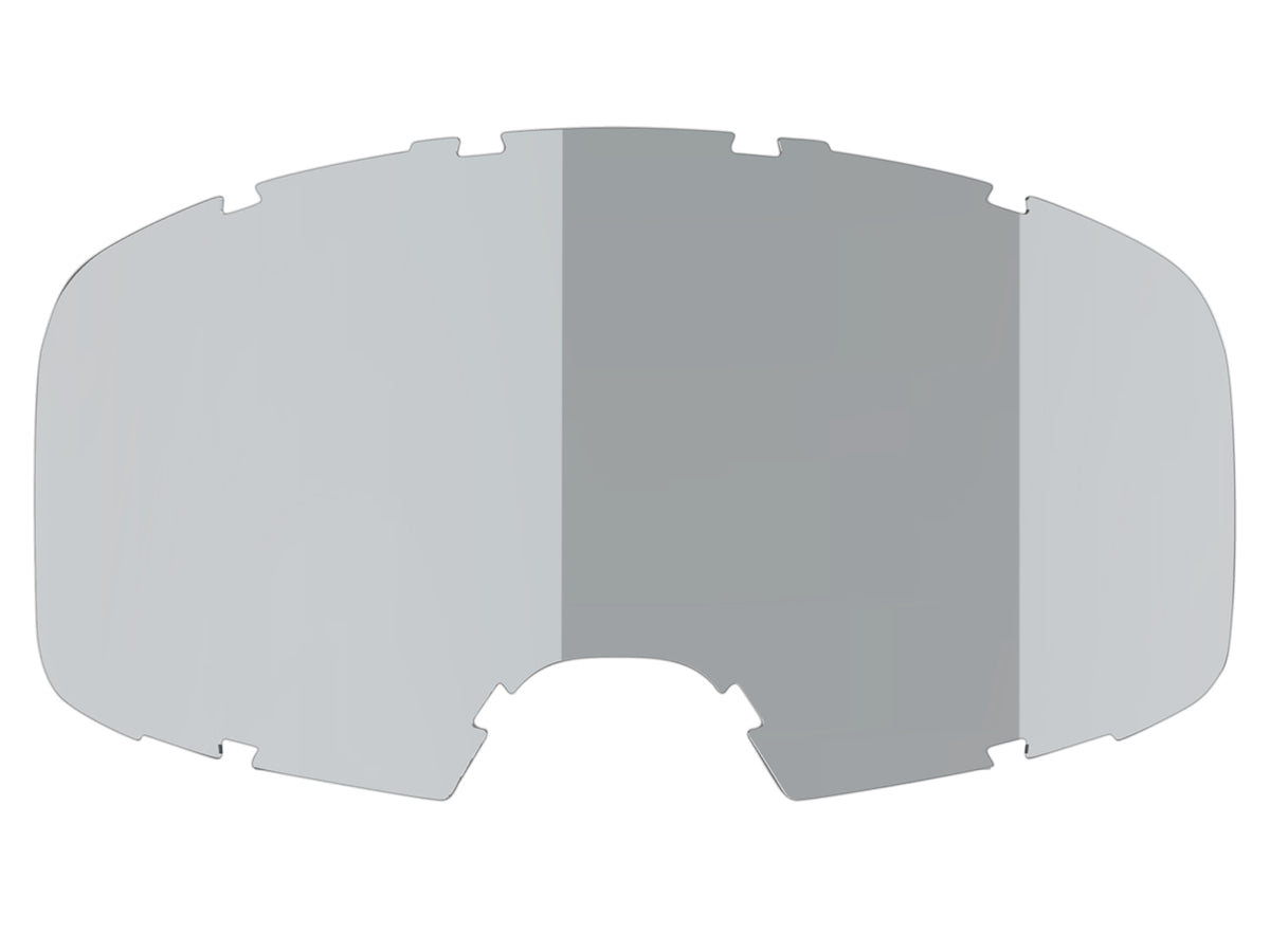 Injected Mirror Single Replacement Lens (Anti-Fog) - Mirror Silver Smoke