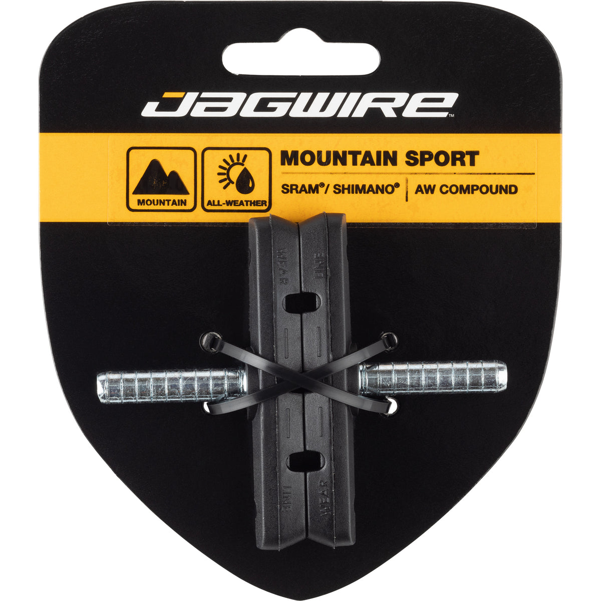 Bremsschuhe Mountain Sport für Cantilever - schwarz
