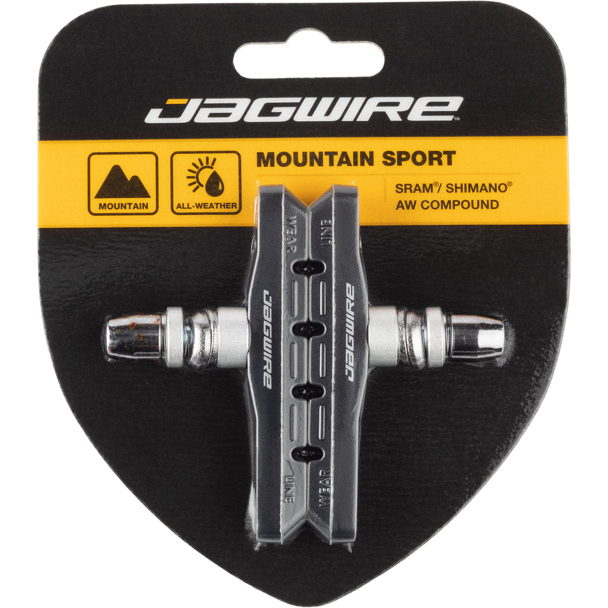 Bremsschuhe Mountain Sport für V-Brake - schwarz