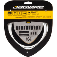 Zestaw linek zmiany biegów Road & Mountain Sport 2x - biały