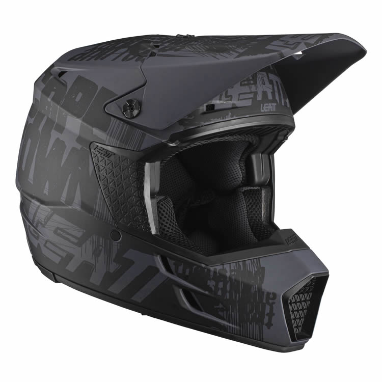 Motocrosshelm 3.5 V21.1 - schwarz