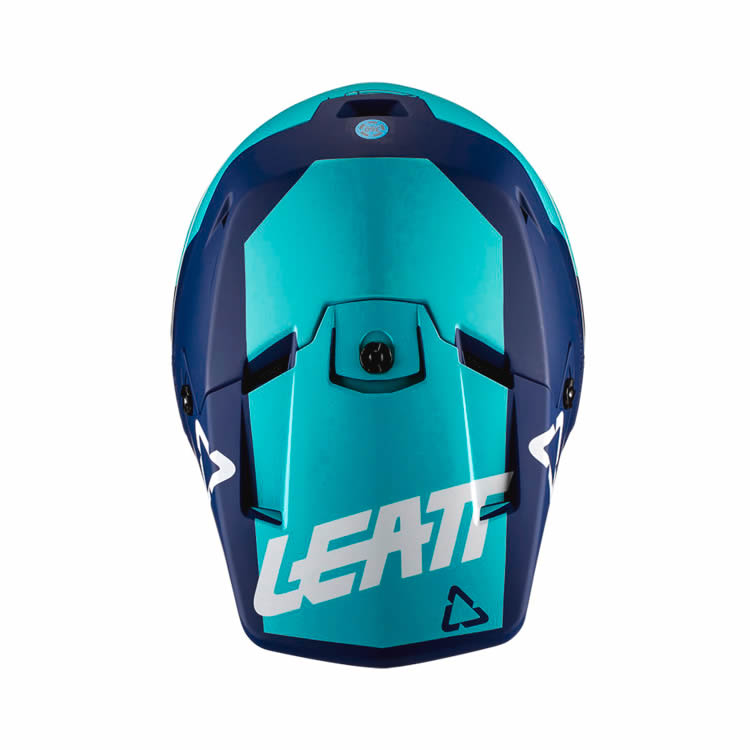 Motocrosshelm GPX 3.5 - grün-blau