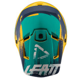 Motocrosshelm GPX 3.5 V19.1 gold-türkis