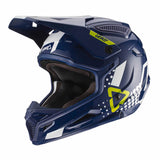 Motocrosshelm GPX 4.5 - blau-weiss-grün