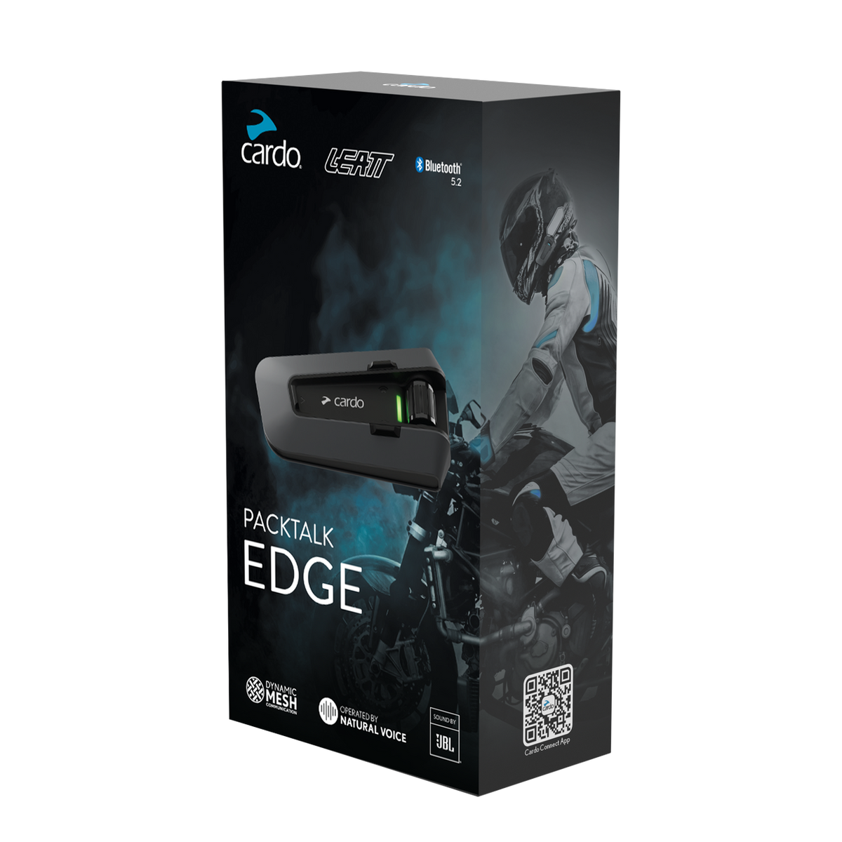 Intercom Packtalk Edge Leatt par Cardo kit Duo