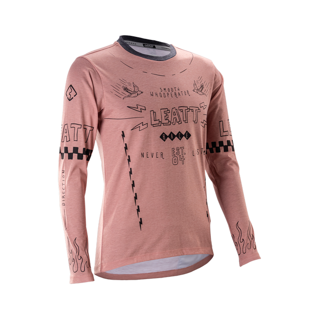 Jersey MTB Gravity 3.0 Long Sleeve Women - Dusty Pink Leatt