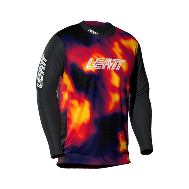 Jersey MTB Gravity 4.0 Long Sleeve Jr - Heatmap Red Leatt