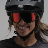Sunglasses RideViz Mad - Black/White Iriz Cryztal Red 15 VLT