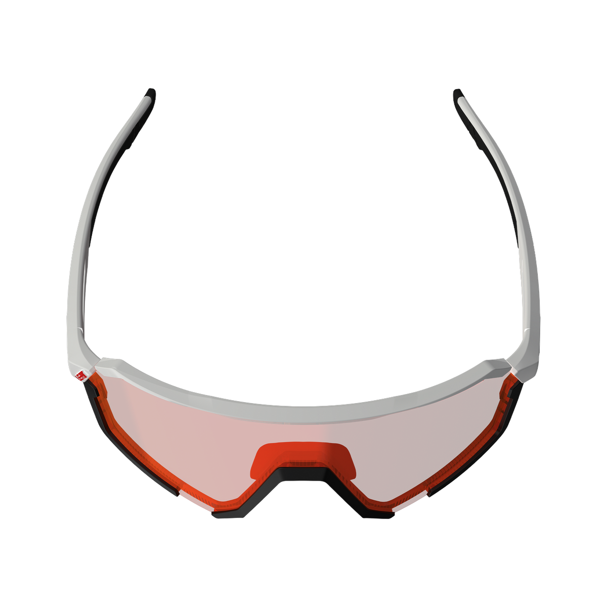 Sunglasses RideViz Pro - Black/White Iriz Cryztal Red 13 VLT