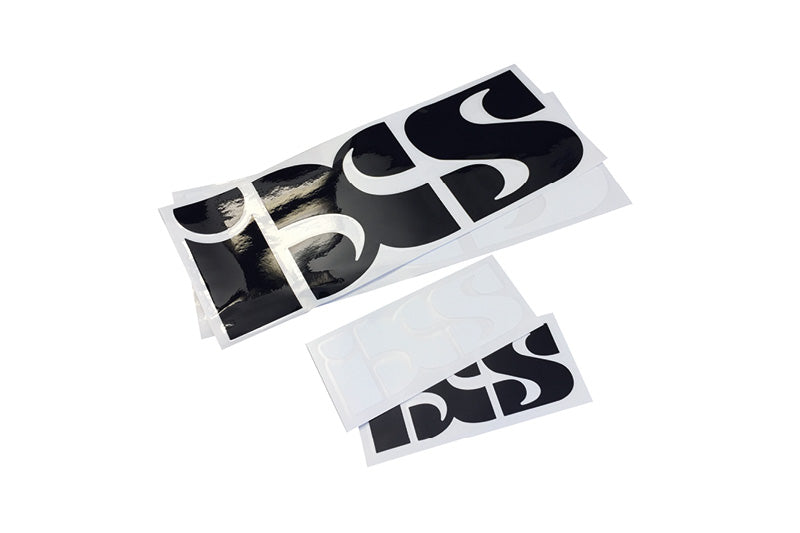 Logo stickers 15/35 cm (4 pcs) - black/white