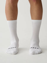 Long Division Mono Sock - white Maap