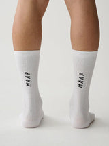 Long Division Mono Sock - white Maap