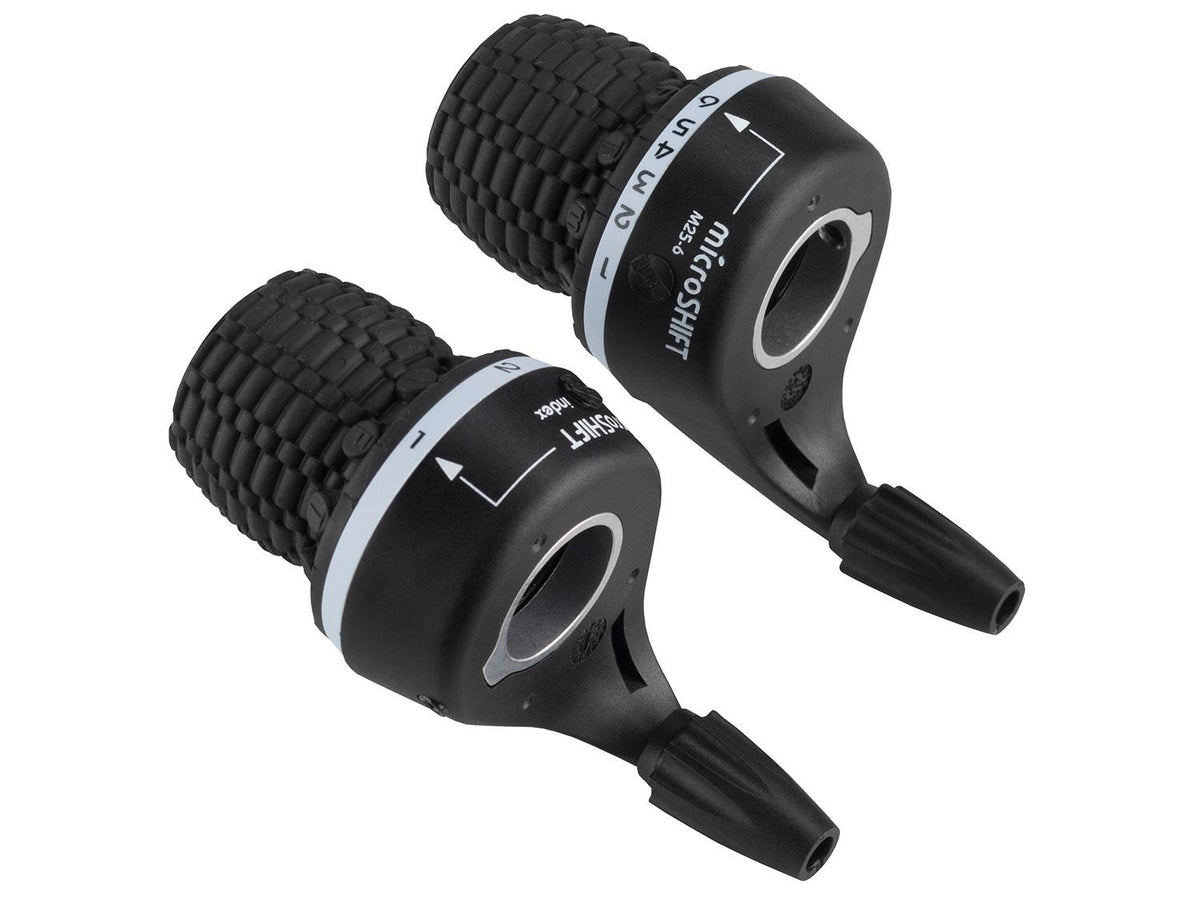 MTB Twist Schalthebel Right Shimano 6 speed - black