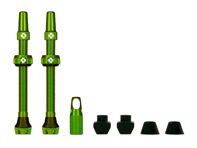 Ventielen V2 voor Tubeless banden - groen - MTB & Road