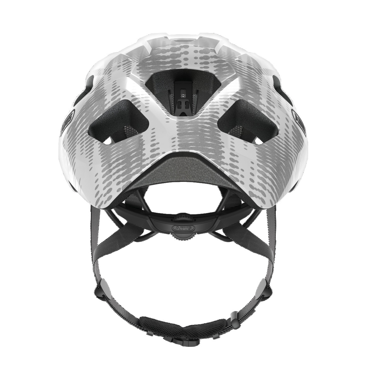 Macator fietshelm - Wit/Zilver