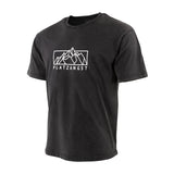 T-Shirt Mountain Logo Schwarz