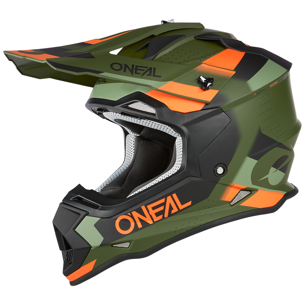 2SRS Helm SPYDE green/black/orange