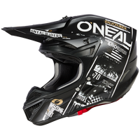 5SRS Casque en polyacrylite ATTACK black/white