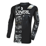 ELEMENT Jersey ATTACK black/white
