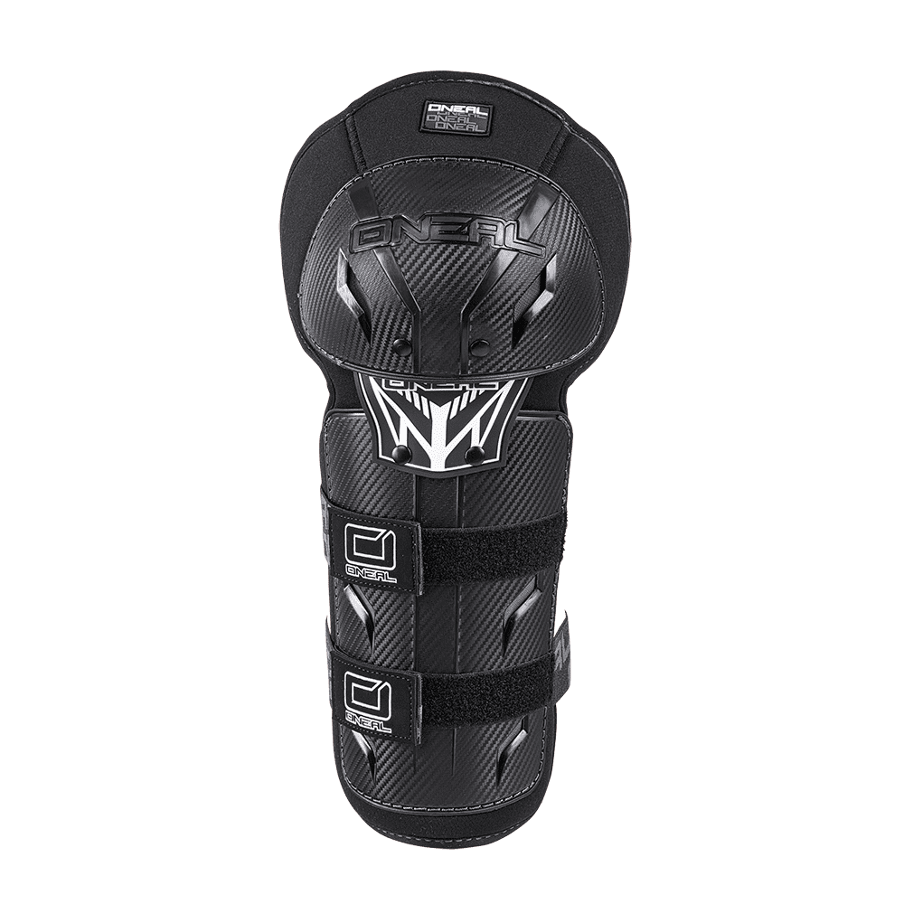 PRO III Carbon Look Knie- und Schienbein-Protektor black