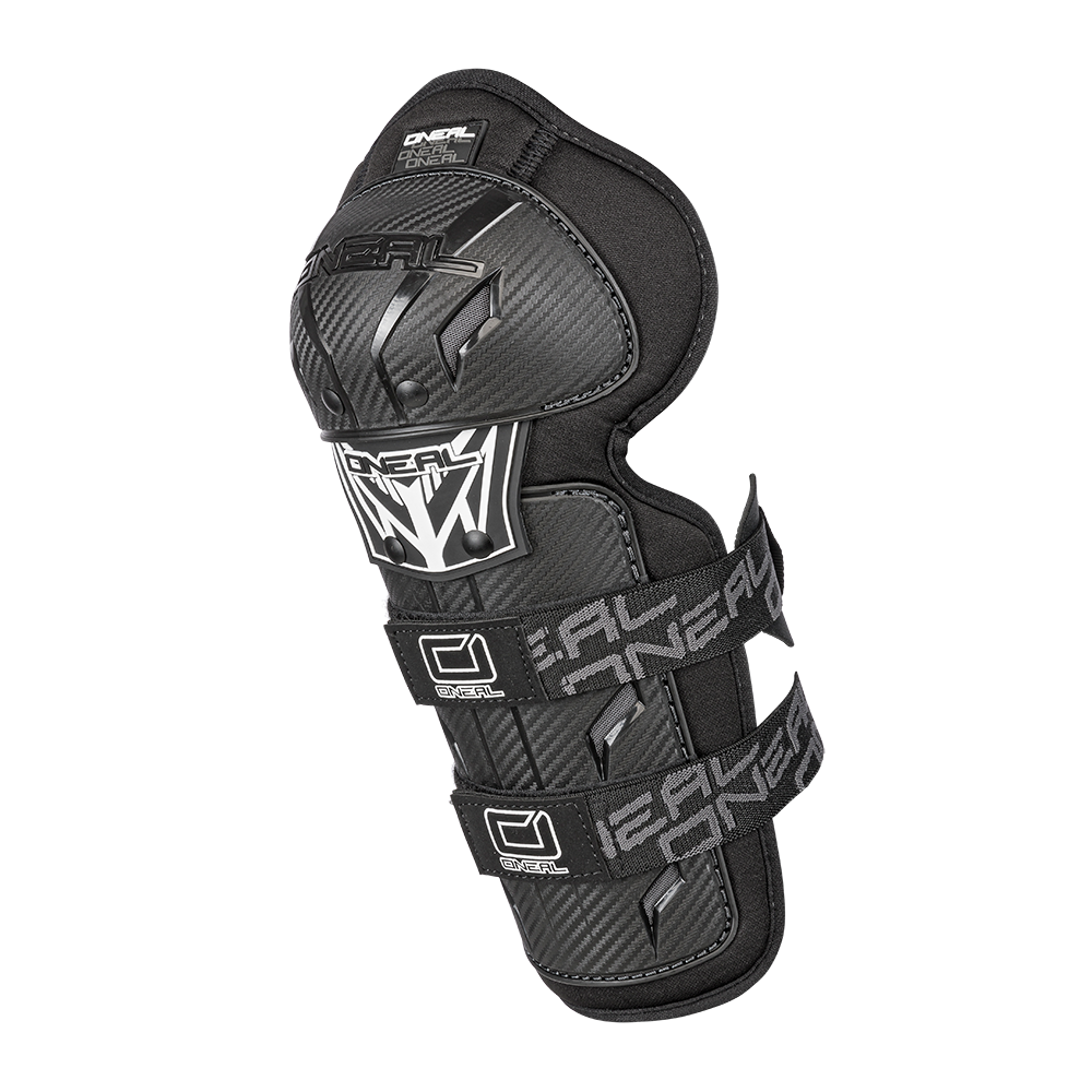 PRO III Carbon Look Knie- und Schienbein-Protektor black