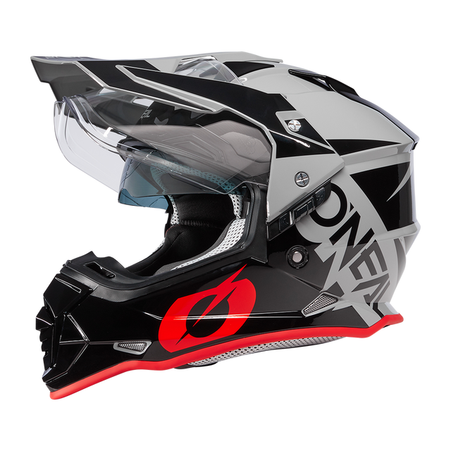 SIERRA Helm R gray/black/red