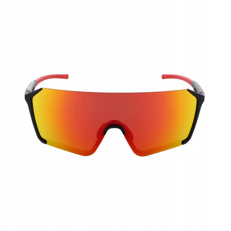 Jaden Sunglasses - Matte Black&Red/Red Revo
