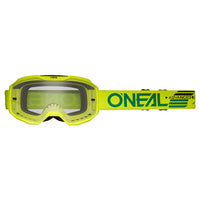 B-10 Goggle SOLID neon yellow - clear 