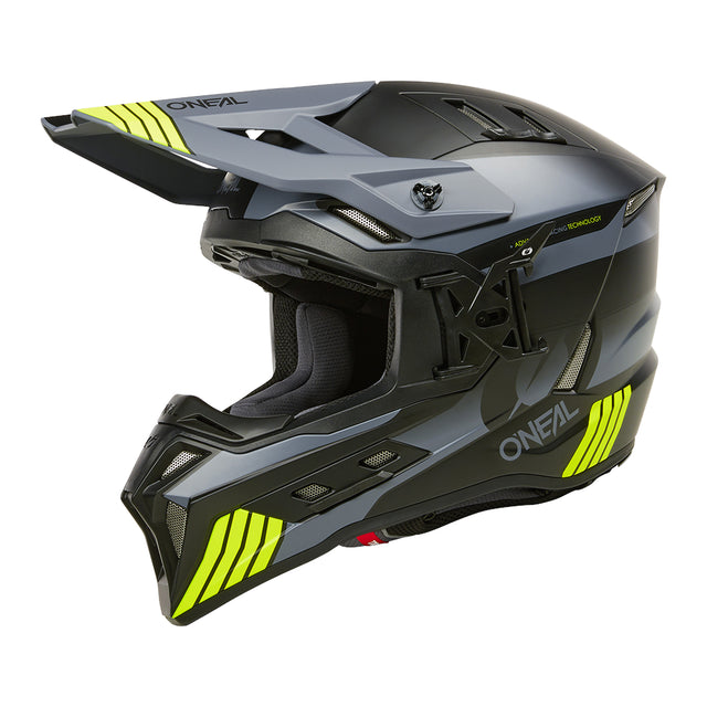 EX-SRS Helm HITCH black/gray/neon yellow