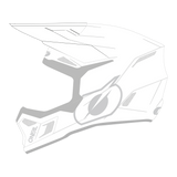 Visor 3SRS Helm SOLID white
