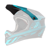Visor BACKFLIP Helmet STRIKE black/teal 