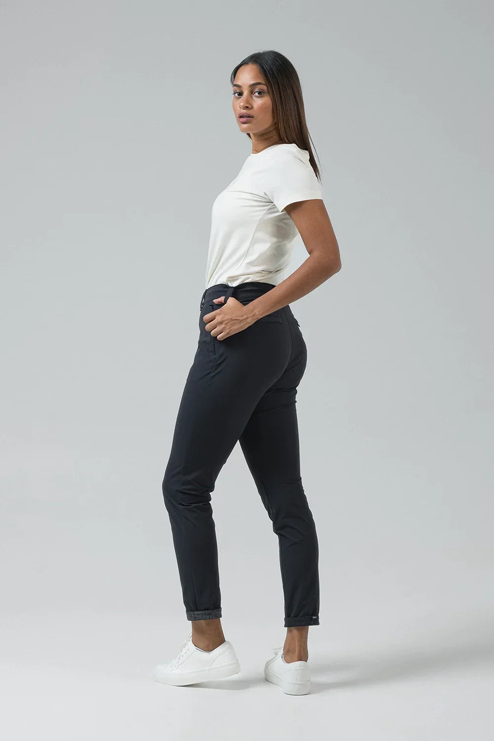 Maverick Women Long Trousers - Asphalt