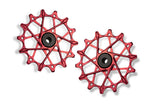 Shimano Derailleurrollen, 14T/14T, 12-speed - rood