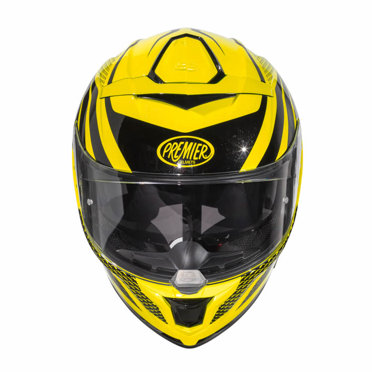 Integralhelm Devil PR Fluo - gelb-schwarz