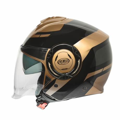 Jethelm Cool OPT 19 - schwarz-grau-bronze