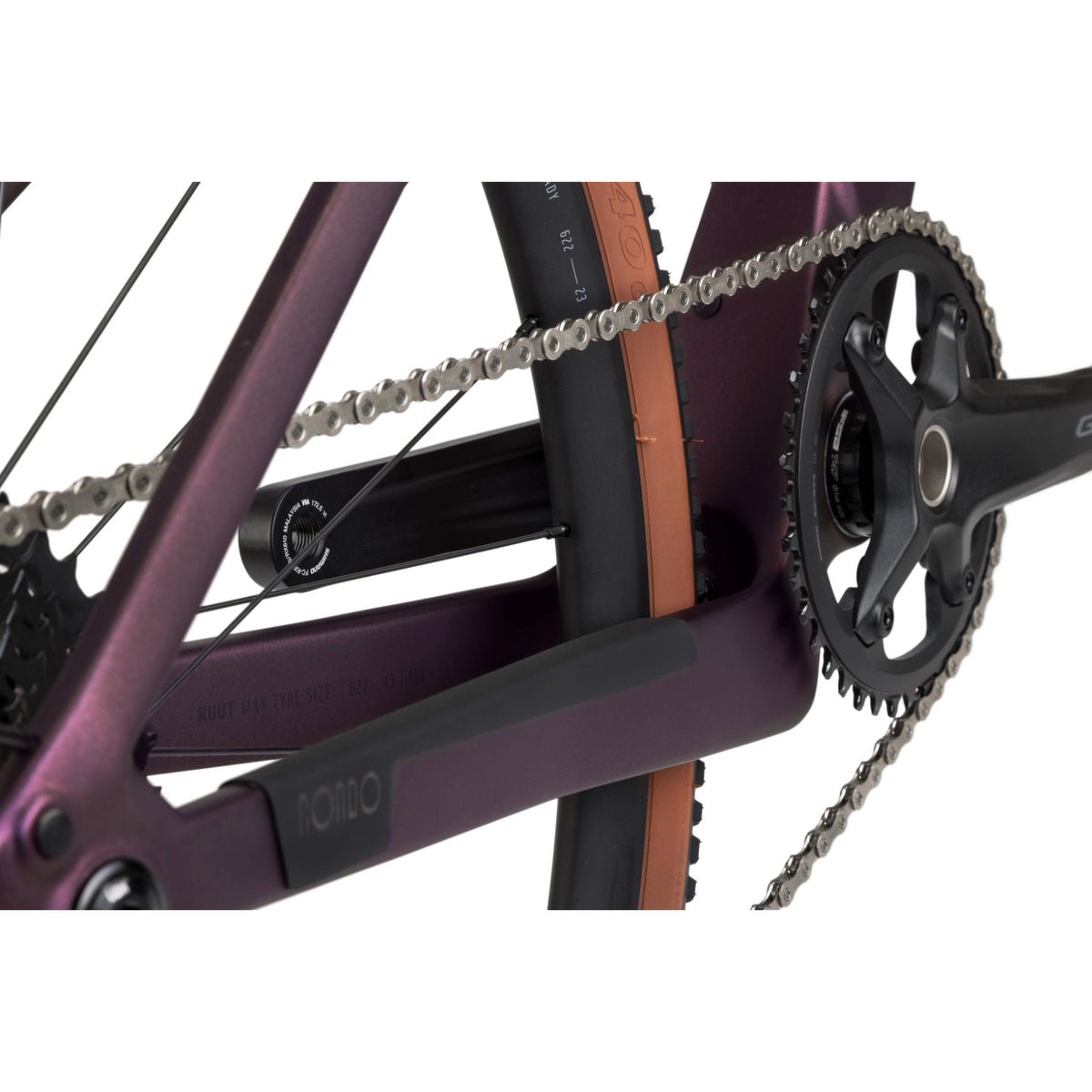 Ruut CF2 G2 Gravel Plus Bike - Aubergine/Silver