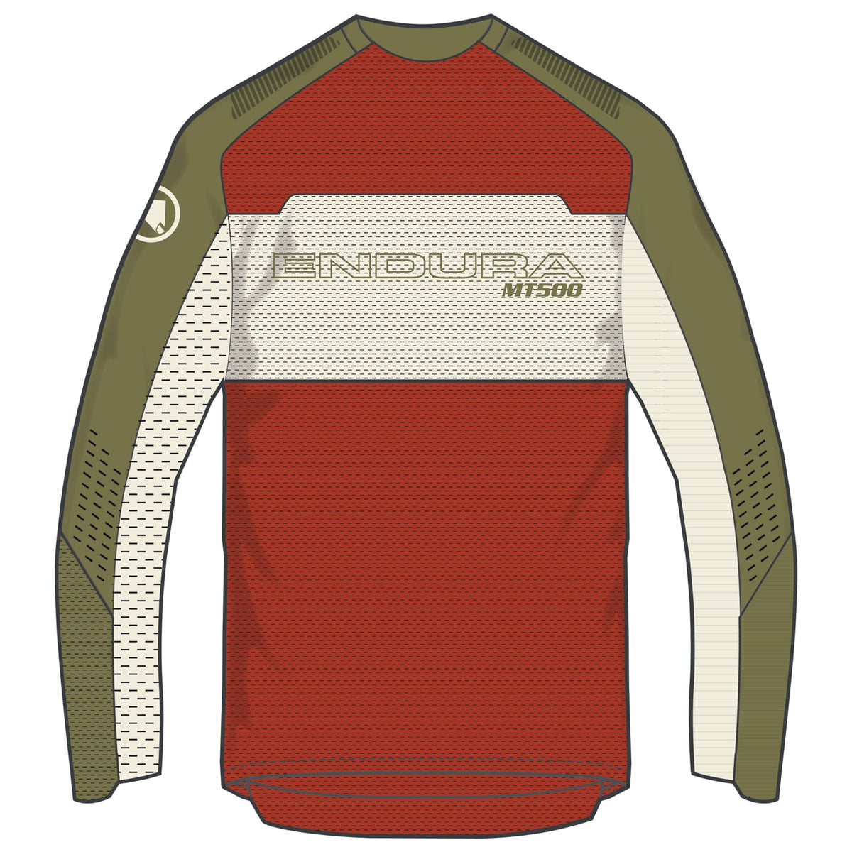 MT500 Burner Lite Jersey (long sleeve) - Brick Red 