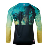 Tropical Print LTD (langarm) - Atlantikblau