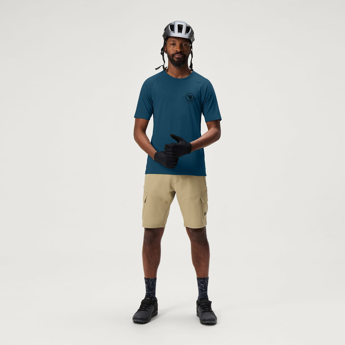 Loop Tech Tee T-Shirt - Barra Blue