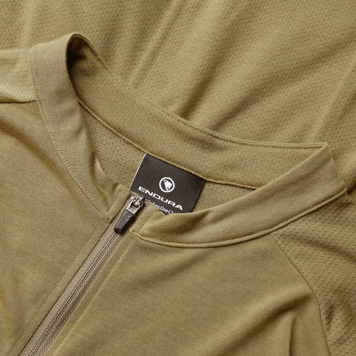 Loop Zipped Jersey - Tweed Green 