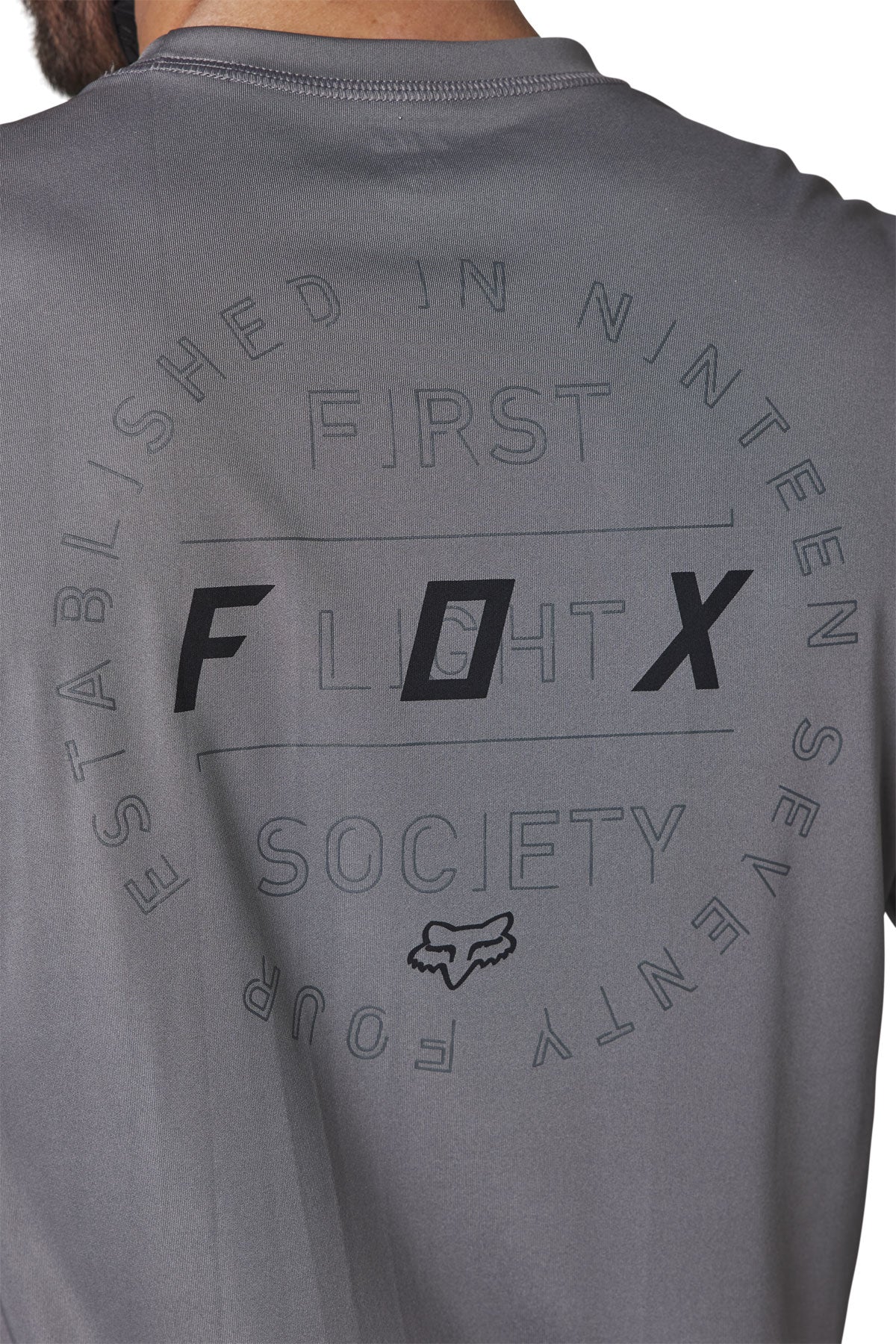 Ranger Long Sleeve Jersey Font - dark grey