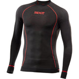 Funktionsshirt-langarm Blazefit TS2W schwarz-rot
