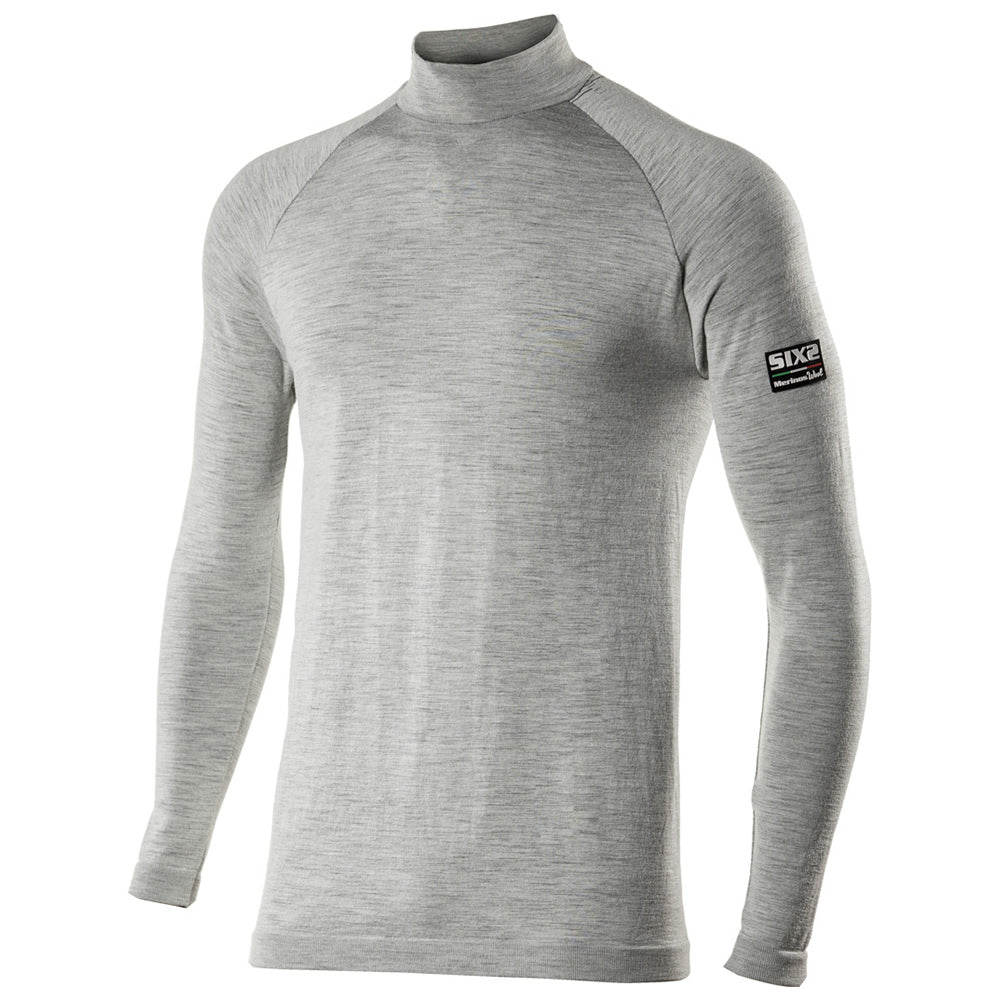 Langarm Funktions T-Shirt TS3 Merino - grau