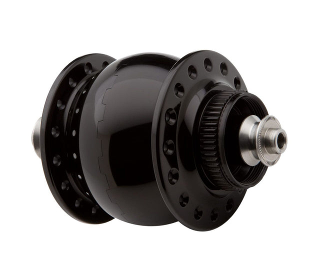 Dynamo da sera SON 28 Disc Center Lock - Nero anodizzato