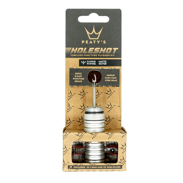 Holeshot Tubeless Puncture Plugger Kit -  Silver