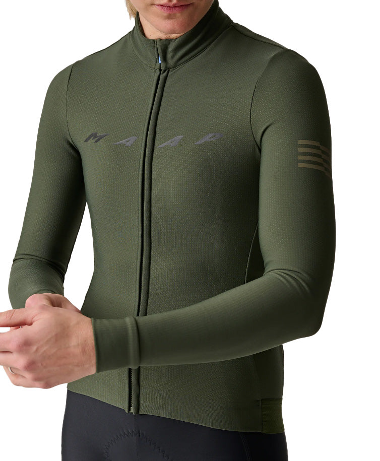 Women's Evade Thermal LS Jersey 2.0 - bronze green