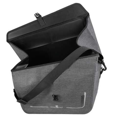 KLICKfix Gepäckträgertasche Rackpack Sport Waterproof 12L - grau