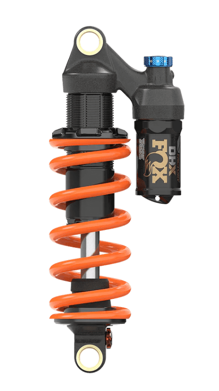 DHX Factory, 2pos-Adj, Metric, 210 x 50 mm - black/orange Fox Shox