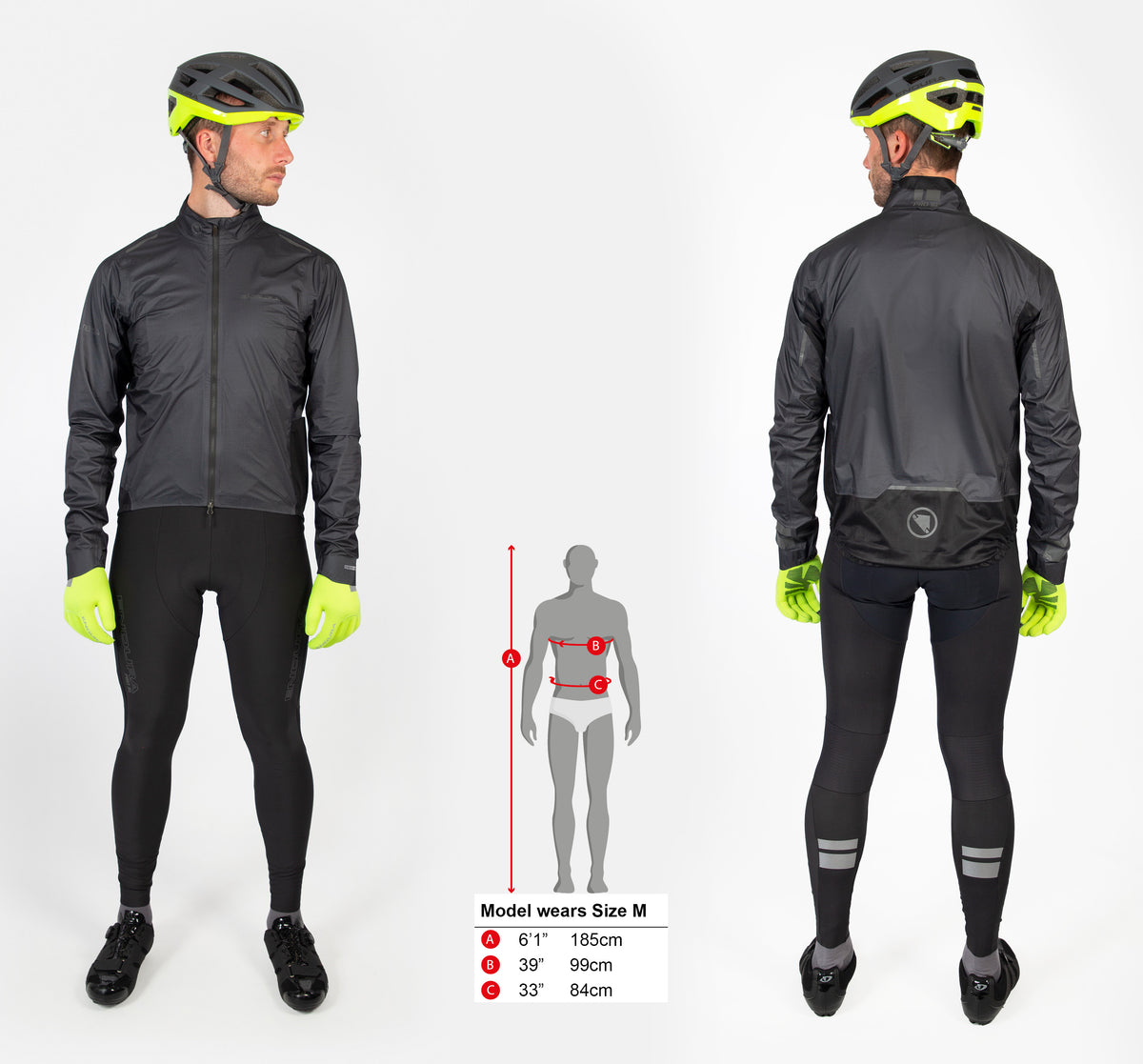 Pro SL Wasserdichte Shell Jacke - Schwarz