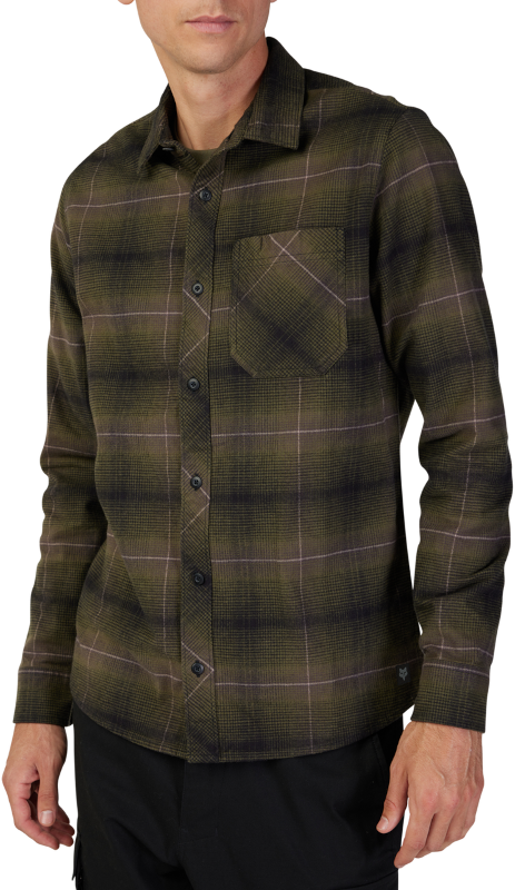 Source Flannel - Olive Green